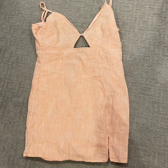 pacsun orange dress Short Red Dresses